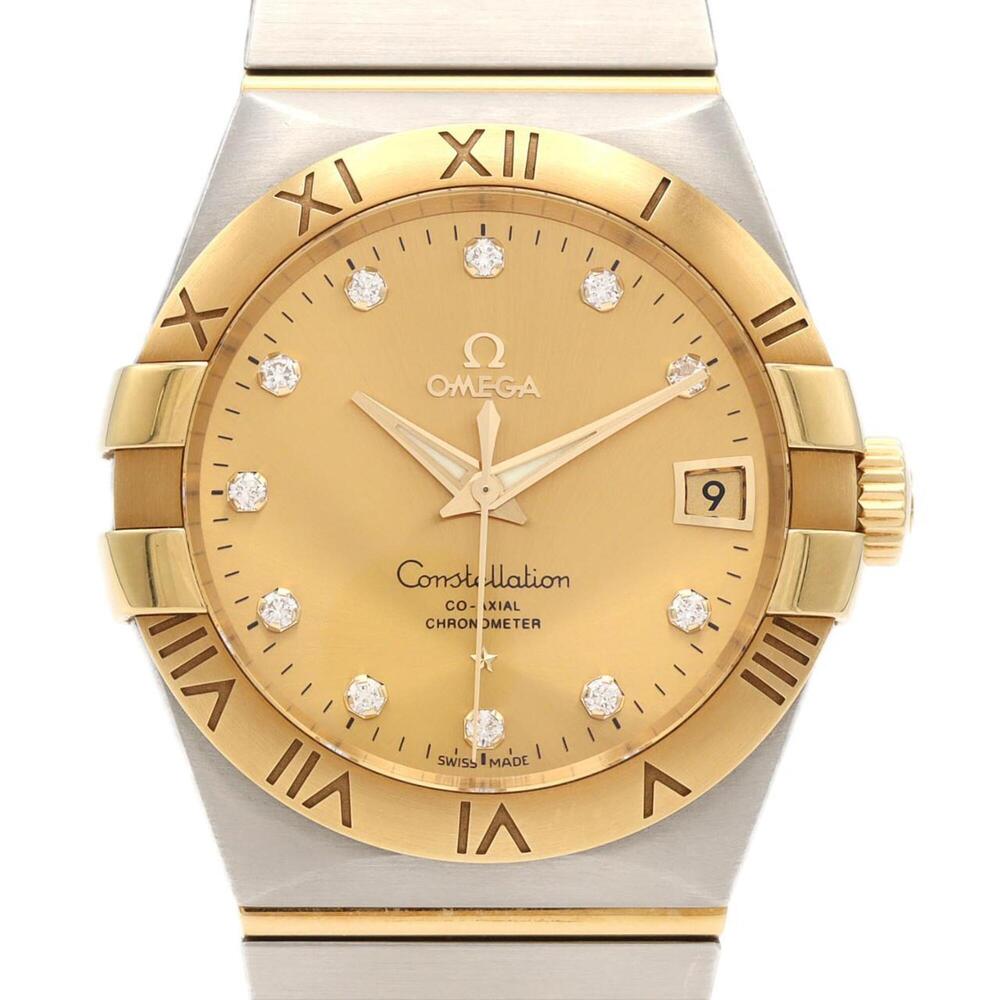Omega Constellation Co-Axial Chronometer YG Combination 11P 123.20.38.21.58.0...